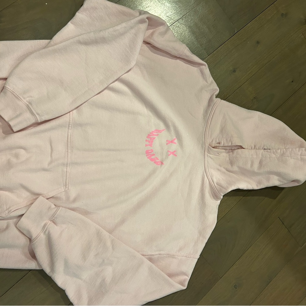 Pink Graphic Hoodie